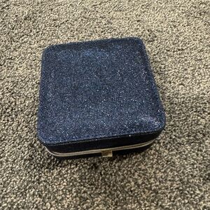 Nordstrom Blue Glitter Jewelry Organizer